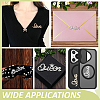 40Pcs 4 Styles Alloy Rhinestone Cabochons FIND-WR0012-98-5