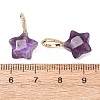 Natural Amethyst Pendants GG-CBAE2A3-02G-02-3