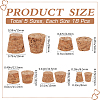 90pcs 5 styles Cork Bottle Stoppers AJEW-GF0009-39B-2
