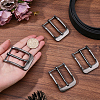 4Pcs Alloy Single Prong Roller Buckles FIND-CL0002-11-3