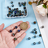 50Pcs 2 Styles Glass European Beads GLAA-PA0001-43-3