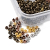 2200Pcs 4 Style Brass Crimp Beads KK-FS0001-19-4