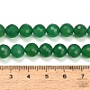 Natural Green Chalcedony Beads Strands GG-NH0004-E01-4