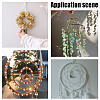 10Pcs 5 Styles Iron Linking Rings IFIN-SP0001-55KCG-6