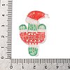 Christmas Theme Acrylic Pendants OACR-I010-07F-3