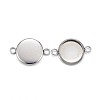 Craftdady 304 Stainless Steel Cabochon Connector Settings STAS-CD0001-08B-1