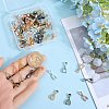 70Pcs 7 Colors Alloy Ice Pick Pinch Bails for Pendant Making FIND-SP0002-03-3