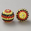 Thanksgiving Day Theme Resin Rhinestone Beads RB-WH0003-08H-2