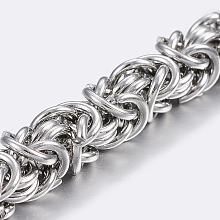 304 Stainless Steel Byzantine Chain STAS-P197-066P