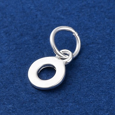 925 Sterling Silver Letter Charms STER-C012-01S-O-1