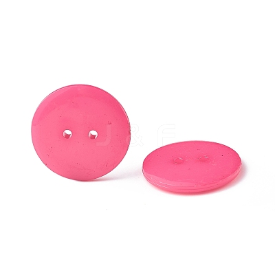 Acrylic Sewing Buttons X-BUTT-E084-D-M-1