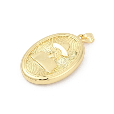 Brass Pendants KK-U062-21G-1