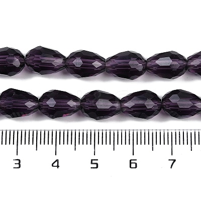 Transparent Glass Beads Strands EGLA-N013-T10mm-D06-1