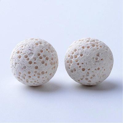 Unwaxed Natural Lava Rock Beads G-F325-10mm-11-1