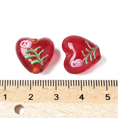 Handmade Transparent Lampwork Beads BLOW-D300-07B-1