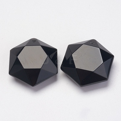 Natural Obsidian Pendants X-G-P264-06-1