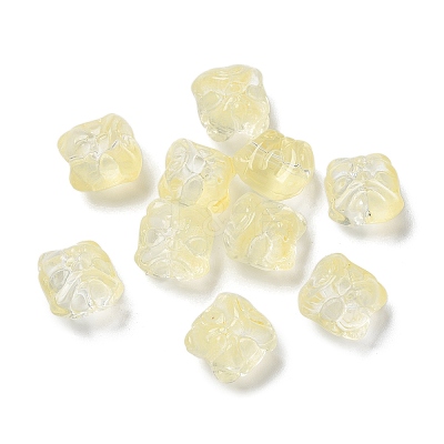 Baking Paint Transparent Glass Beads X1-GLAA-C035-01K-1