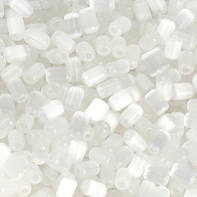 600Pcs Drawbench Style Glass Seed Beads SEED-PA0001-25B-1