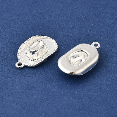 Tibetan Style Alloy Hat Pendants TIBEP-1023-S-FF-1