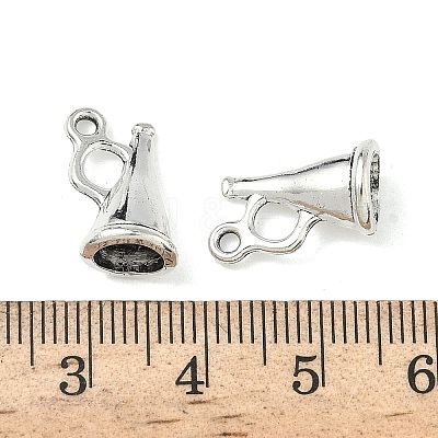 Cheerleader Megaphone Tibetan Style Alloy Pendants TIBEP-NH0001-01D-AS-1