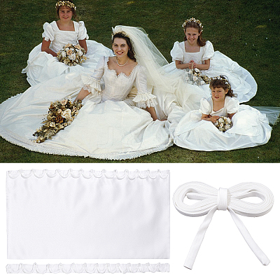 Women's Wedding Dress Zipper Replacement DIY-WH0304-364B-1