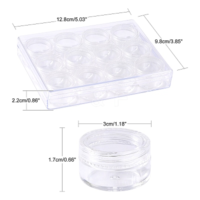 Plastic Bead Storage Containers C089Y-1