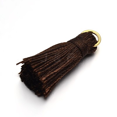 Nylon Tassel Pendant Decorations X-FIND-D015-05G-1