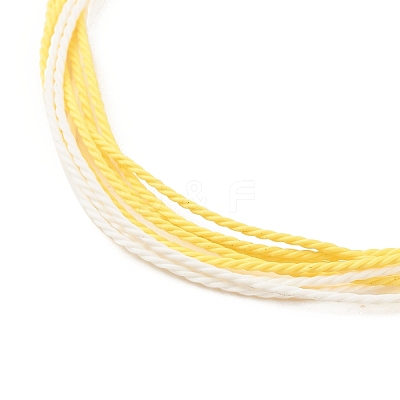 Waxed Polyester Multi-strand Bracelet BJEW-JB07892-02-1