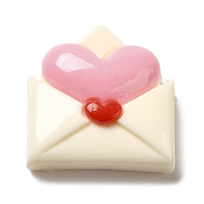 Valentine's Day Theme Opaque Resin Decoden Cabochons RESI-G092-01D-1