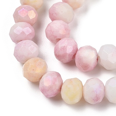 Ombre Effect Dyed Glass Beads Strands X-GLAA-C023-02-A01-1