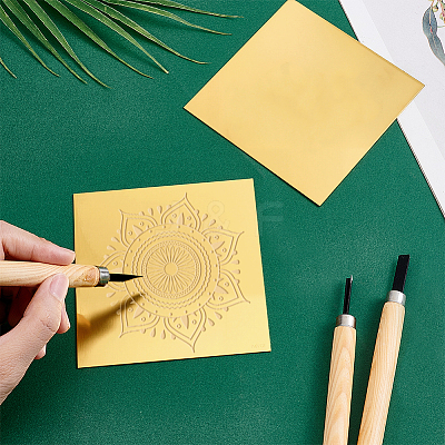Brass Sheets DIY-WH0568-37B-1