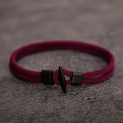 Nylon Cord Bracelets for Men Women WGFB64D-03-1