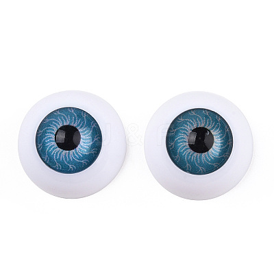 Craft Plastic Doll Eyes X-DIY-PH0019-63B-20mm-1