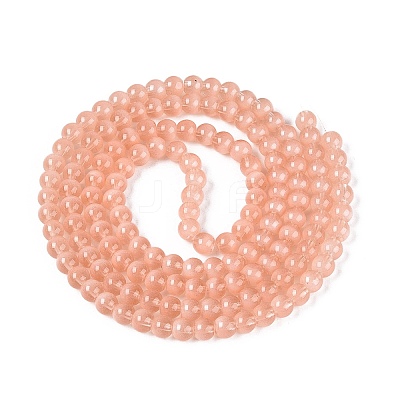 Acrylic Imitation Cat Eye Beads Strands OACR-Q197-01A-15-1