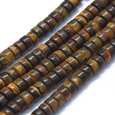 Natural Tiger Eye Beads Strands G-F631-A13-1