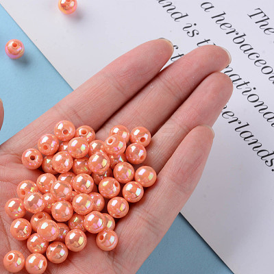 Opaque Acrylic Beads MACR-S370-D8mm-A11-1
