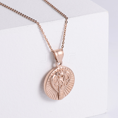 Vintage European Snake Animal Stainless Steel Pendant Necklaces for Men Women WN9056-1