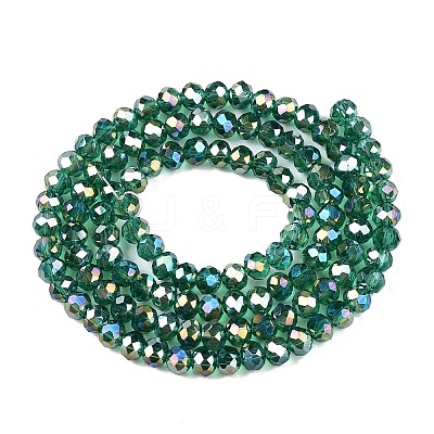Electroplate Glass Beads Strands LS-EGLA-A044-T4mm-B18-1