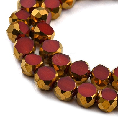 Electroplate Glass Beads Strands EGLA-G037-02A-HP01-1