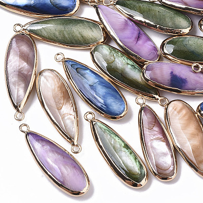 Natural Freshwater Shell Pendants SHEL-R047-03-1