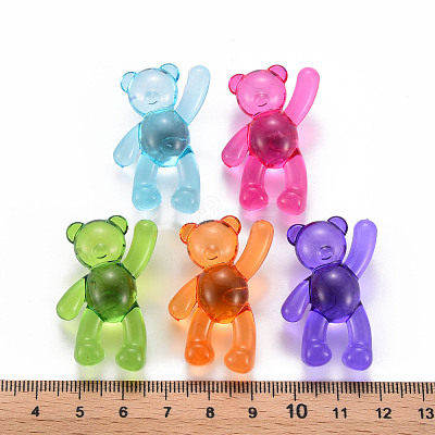 Transparent Acrylic Beads MACR-S373-01B-1