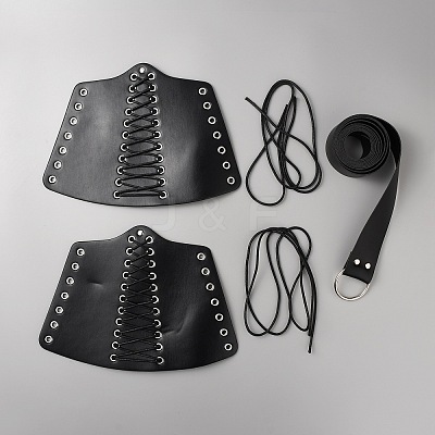 Men's PU Leather Tie a Knot Belt Chain DIY-WH0504-44-1