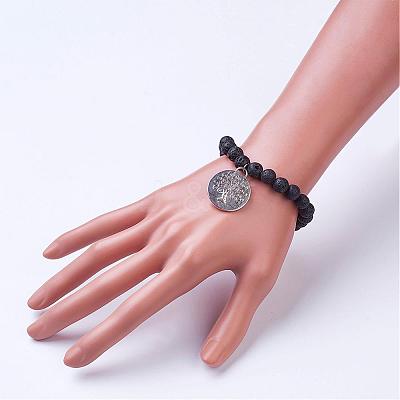 Alloy Charm Bracelets BJEW-JB02674-1