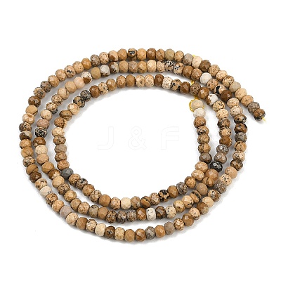 Natural Picture Jasper Beads Strands G-P572-A01-01-1