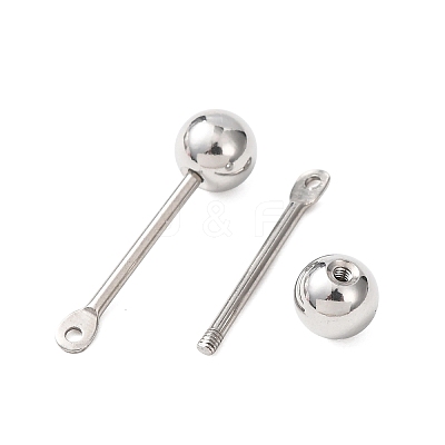 304 Stainless Steel Threaded Ball Eyepin STAS-G385-01P-01-1