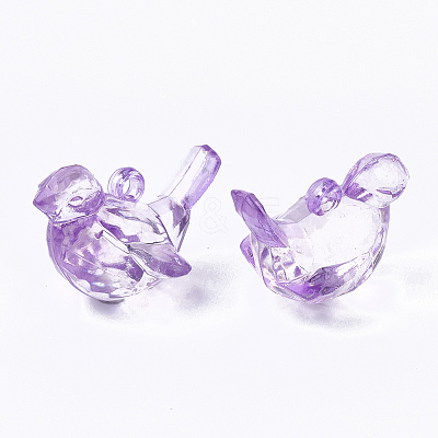 Transparent Acrylic Pendants TACR-S133-028-1
