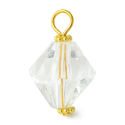 Acrylic Pendant with Iron Flat Head Pins PALLOY-JF02248-02-1