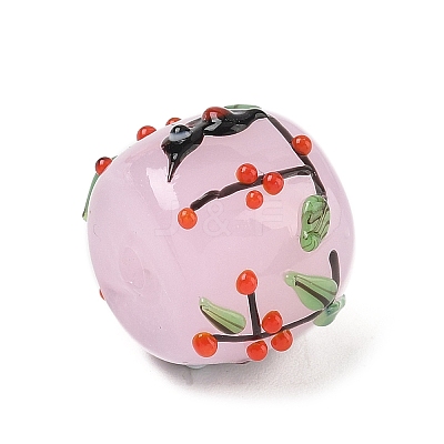Handmade Lampwork Bumpy Beads LAMP-M025-01B-1