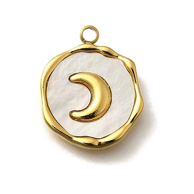 304 Stainless Steel Pendants STAS-R153-03G-03-1
