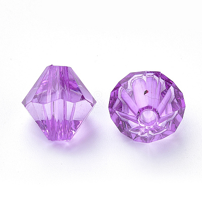 Transparent Acrylic Beads TACR-S146-8mm-19-1